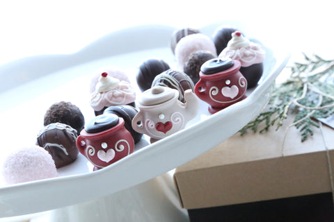 Combo ~ 16-Piece Gift ~ You're My Cup of Tea (Cherries & Truffles)