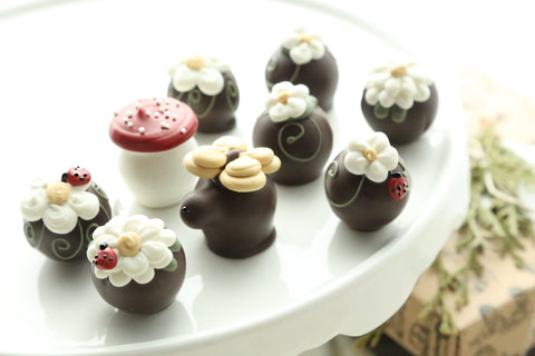 Chocolate Truffles ~ 9-Piece Gift ~ Daisy Patch