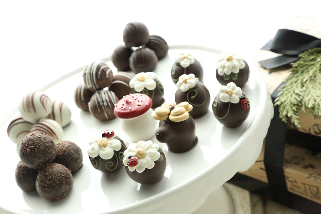 Chocolate Truffles ~ 2-Tier Gift Tower ~ Daisy Patch