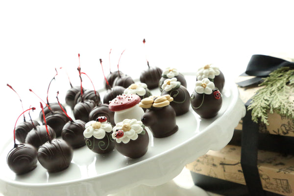Cordial Cherries ~ 2-Tier Gift Tower ~ Daisy Patch