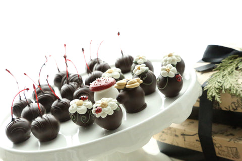 Cordial Cherries ~ 2-Tier Gift Tower ~ Daisy Patch