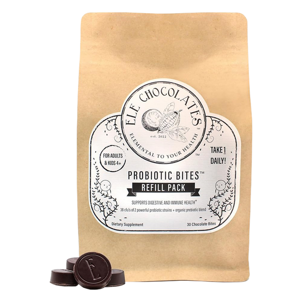 Chocolate Probiotic Elebites ~ 30 Day Supply Refill