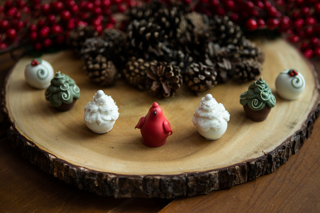Cordial Cherries ~ 9-Piece Gift ~ Christmas Garden