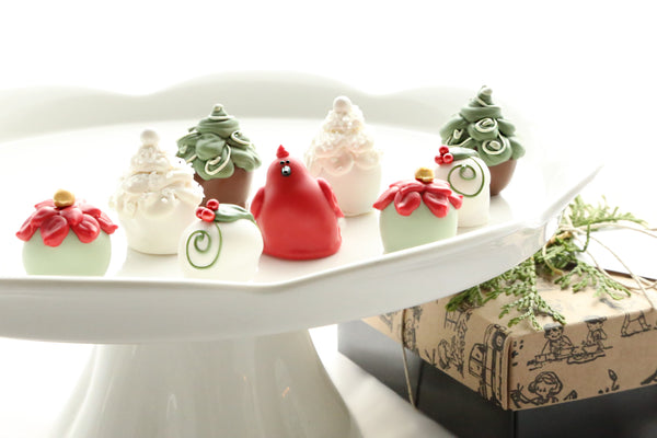 Chocolate Truffles ~ 9-Piece Gift ~ Winter Garden