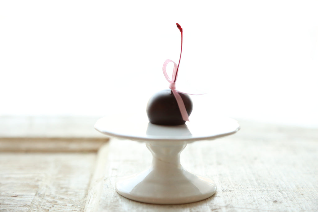 Breast Cancer Pink Ribbon Cordial Cherries and Truffles