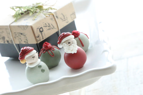 Chocolate Truffles ~ 4-Piece Gift ~ Christmas Eve