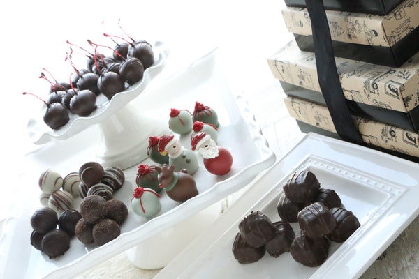 Cordial Cherries ~ 4-Tier Gift Tower ~ Christmas Eve
