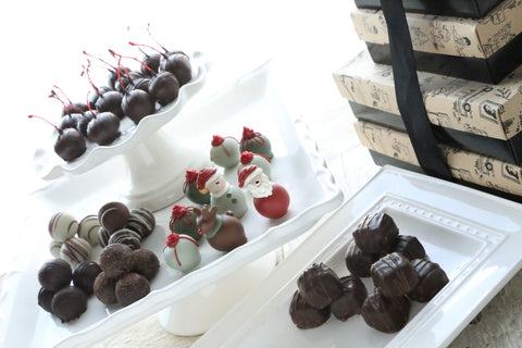 Cordial Cherries ~ 4-Tier Gift Tower ~ Christmas Eve