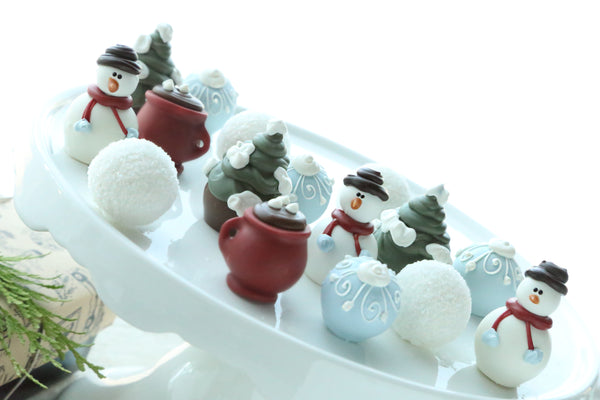 Chocolate Truffles ~ 16-Piece Gift ~ Snow Day