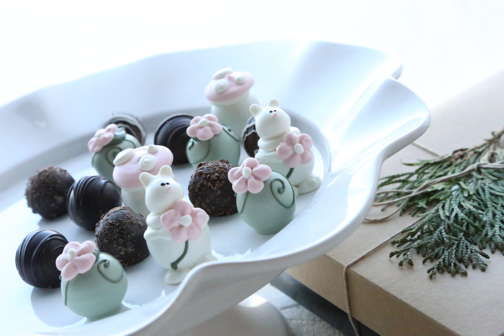 Combo ~ 16-Piece Gift ~ Bunnies in the Flower Patch (Cherries & Truffles)