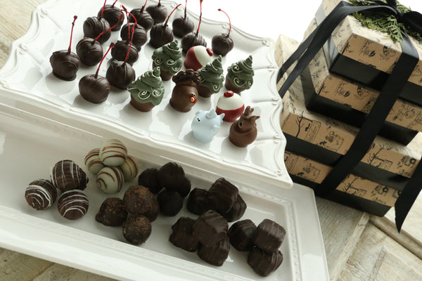 Chocolate Truffles ~ 4-Tier Gift Tower ~ The Outdoorsman