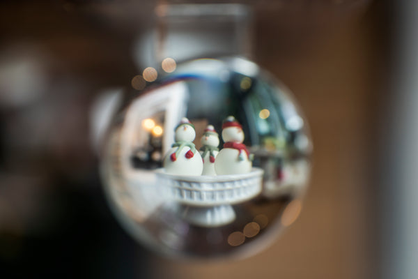 Cordial Cherries ~ 9-Piece Gift ~ Snowmen and Snowballs