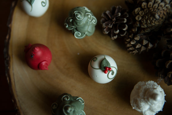 Cordial Cherries ~ 9-Piece Gift ~ Christmas Garden