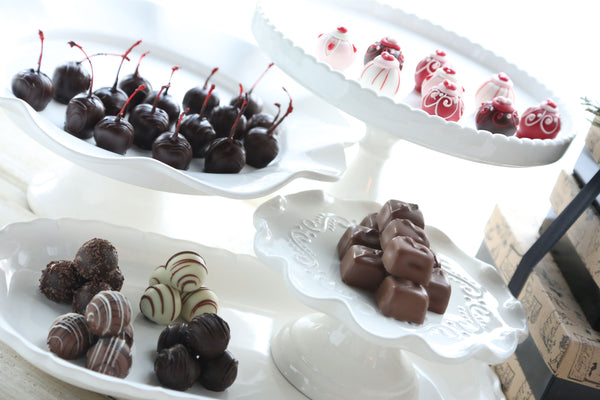 Cordial Cherries ~ 4-Tier Gift Tower ~ Valentine Hearts