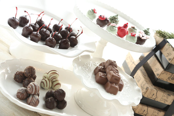 Cordial Cherries ~ 4-Tier Gift Tower ~ Sweet Garden