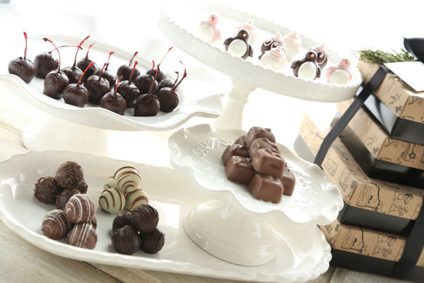 Cordial Cherries ~ 4-Tier Gift Tower ~ Penguins